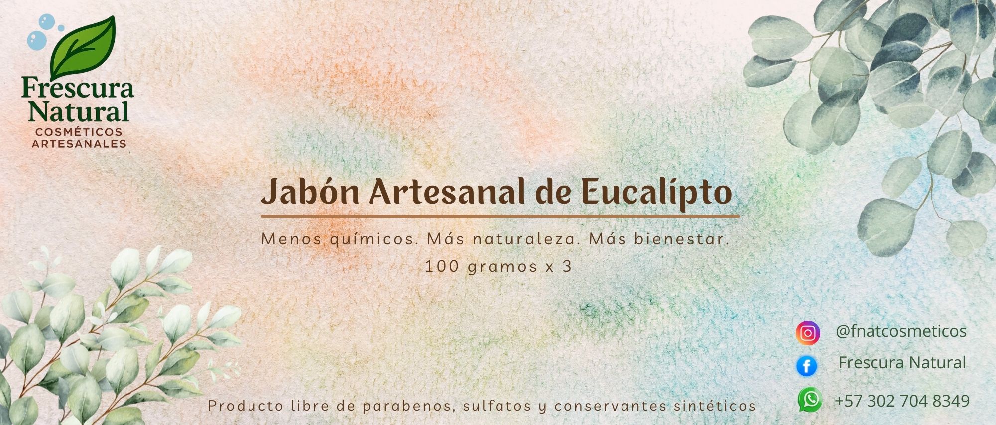 Kit Jabones de Eucalipto (100 g x 3)