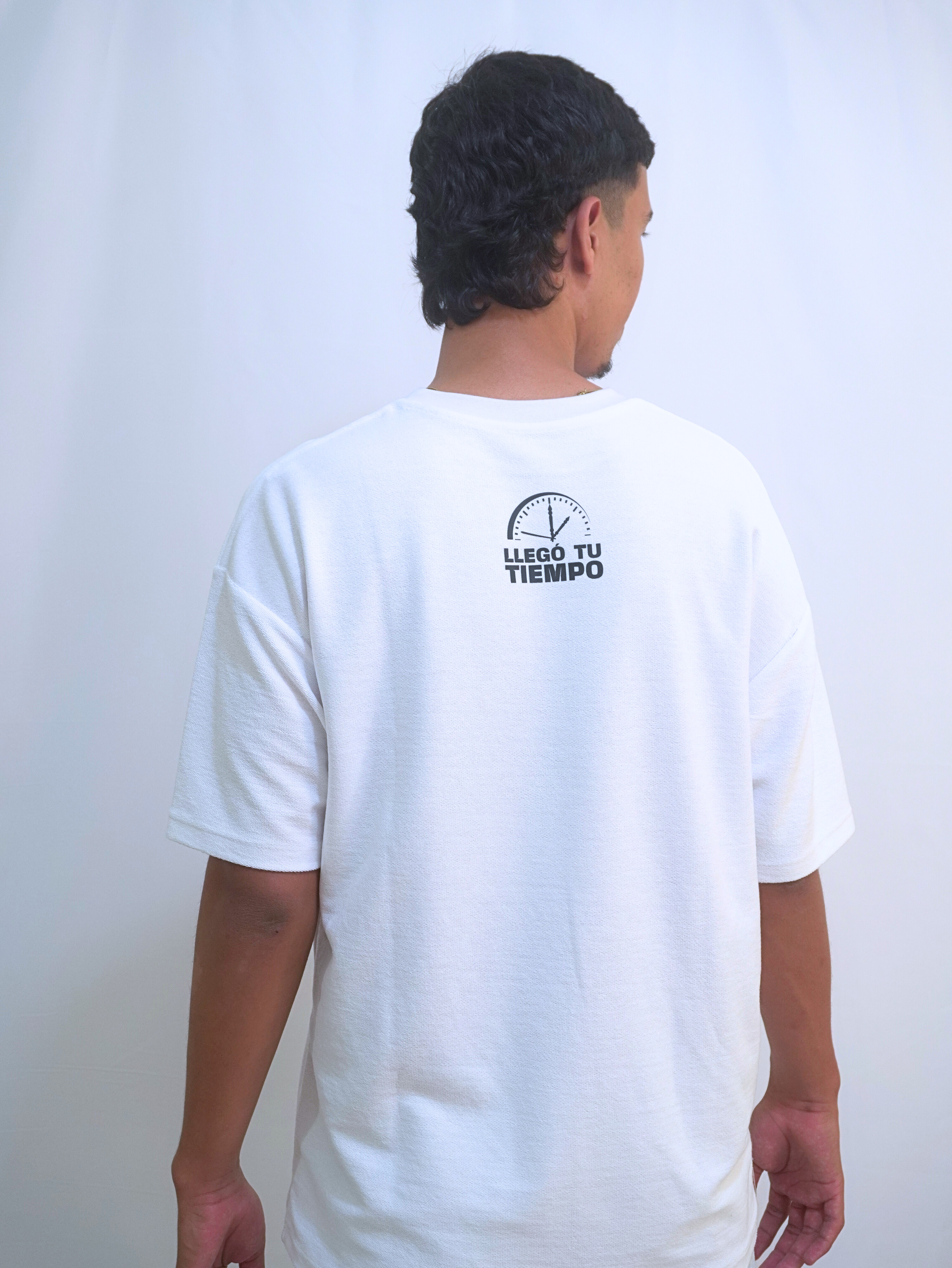 Camiseta blanca 'Llegó tu tiempo'