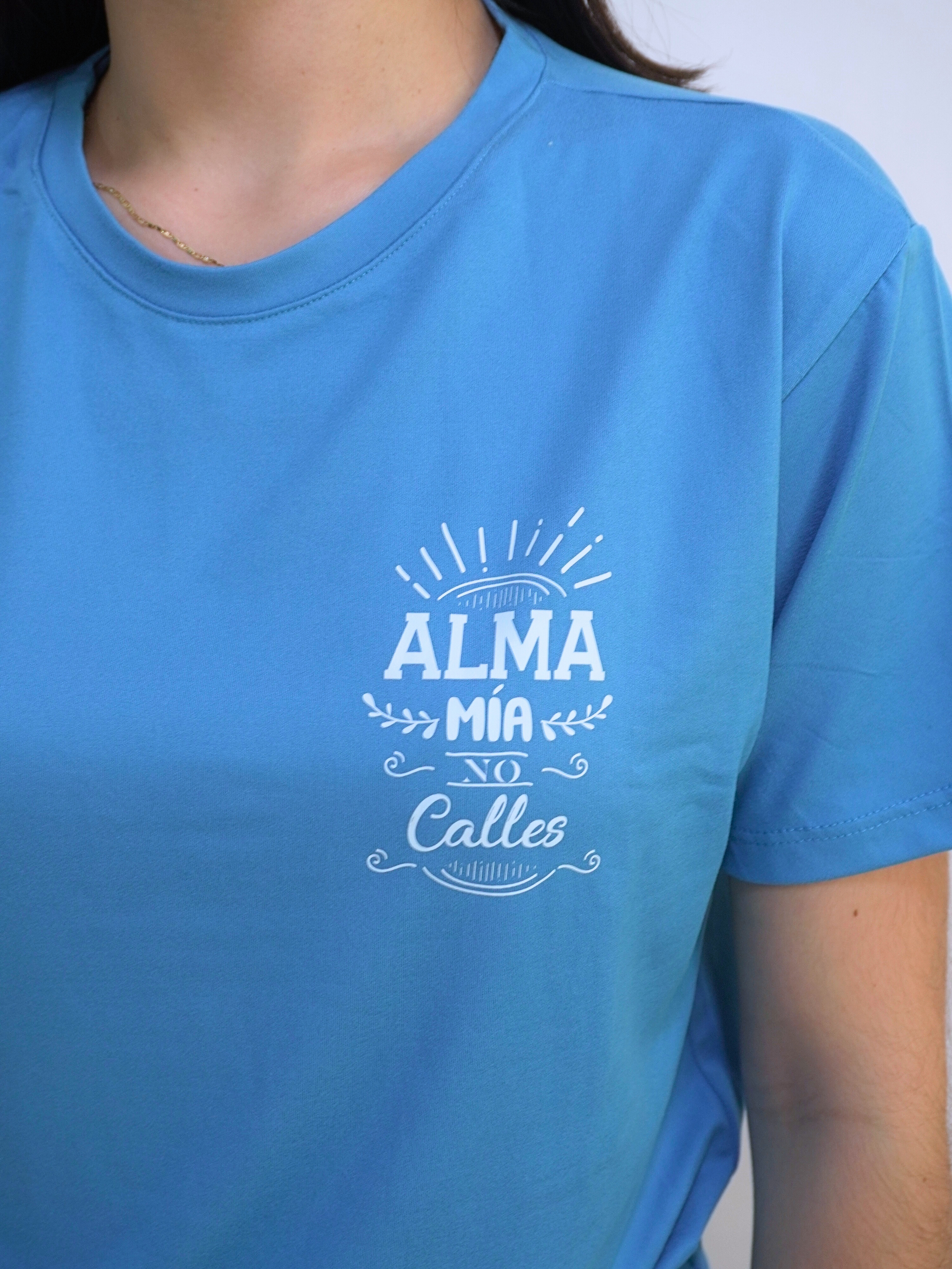 Camiseta azul Alma