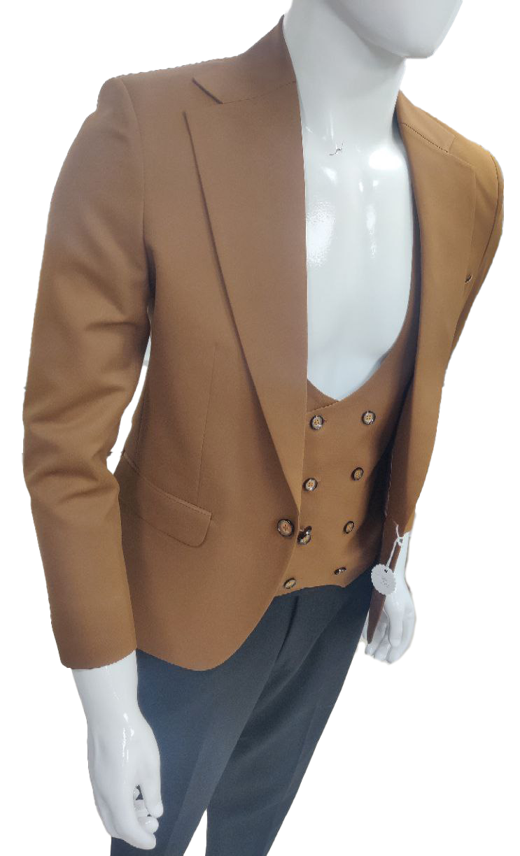 Men's Brown Formal Suit