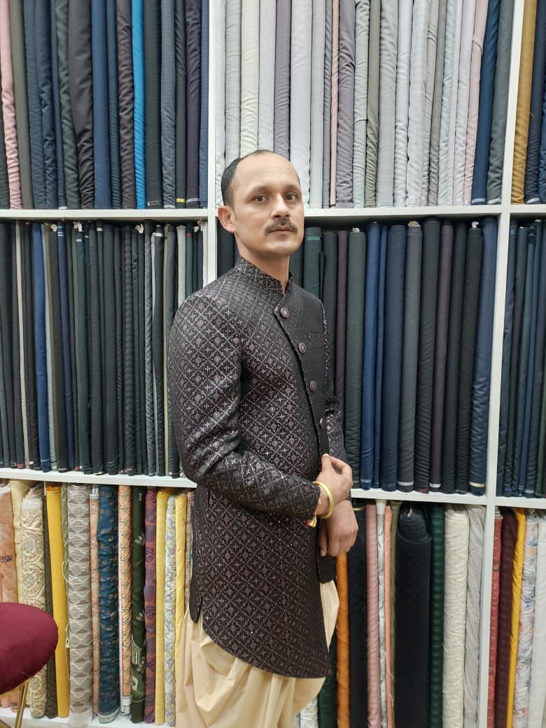 Men's Embroidered Sherwani