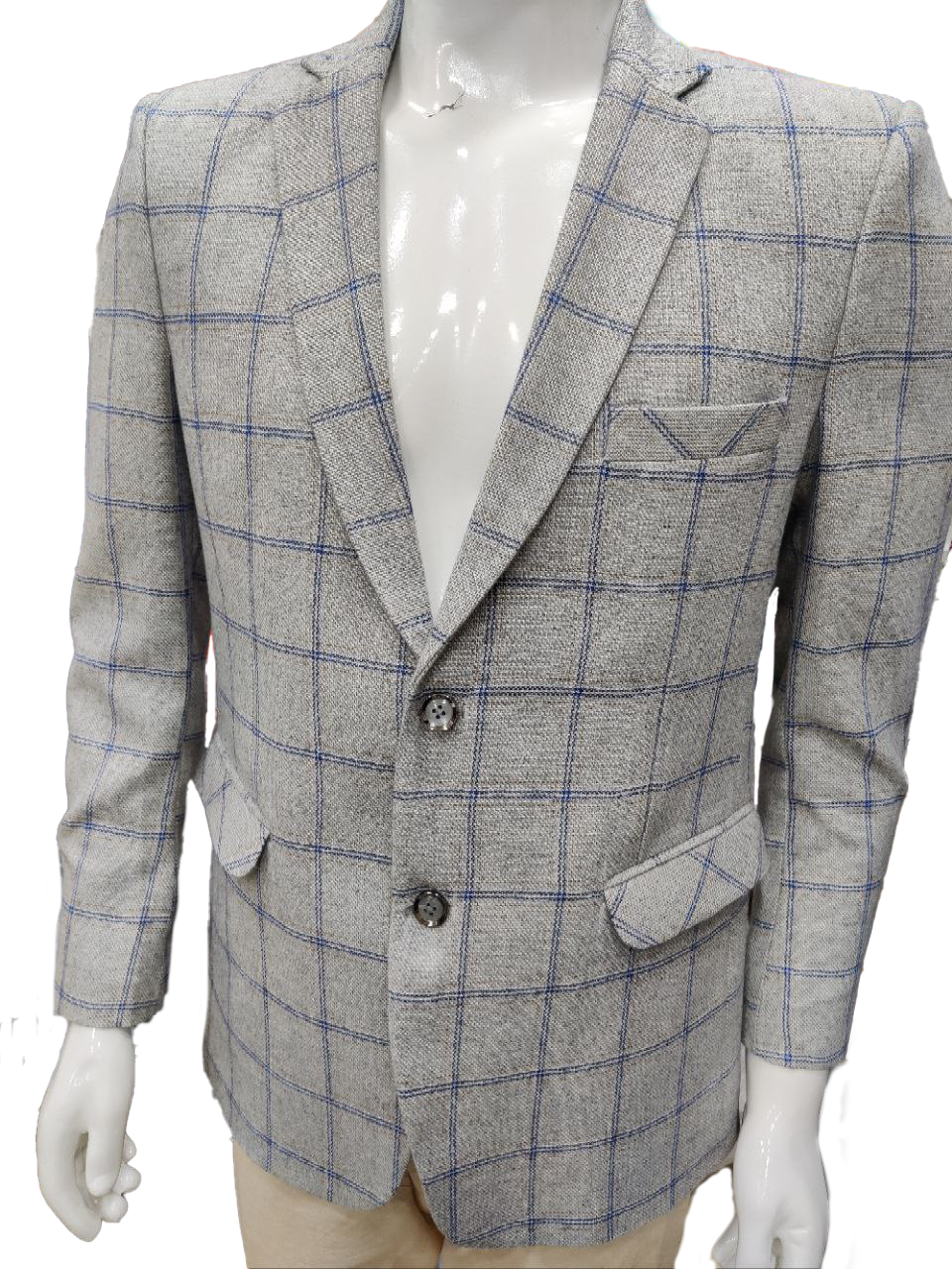 Men’s Checked Blazer