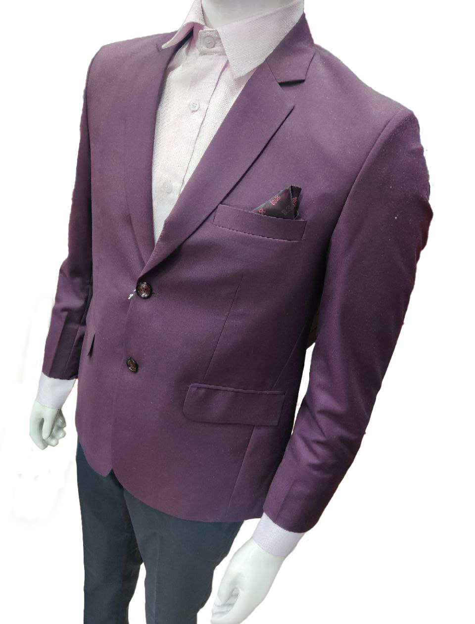 Men's Purple Blazer