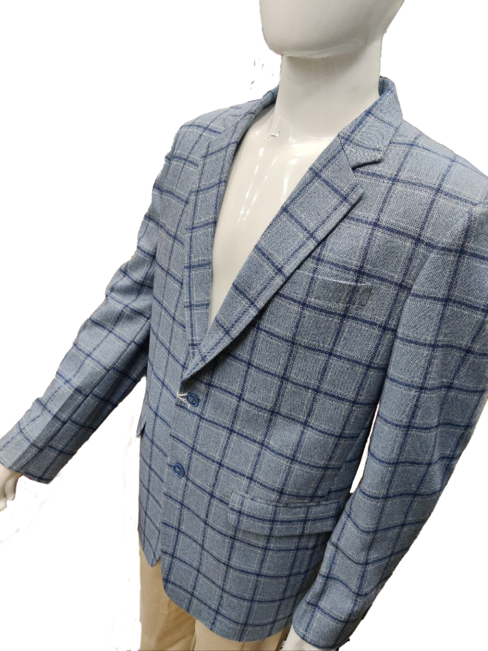 Men's Checked Blazer