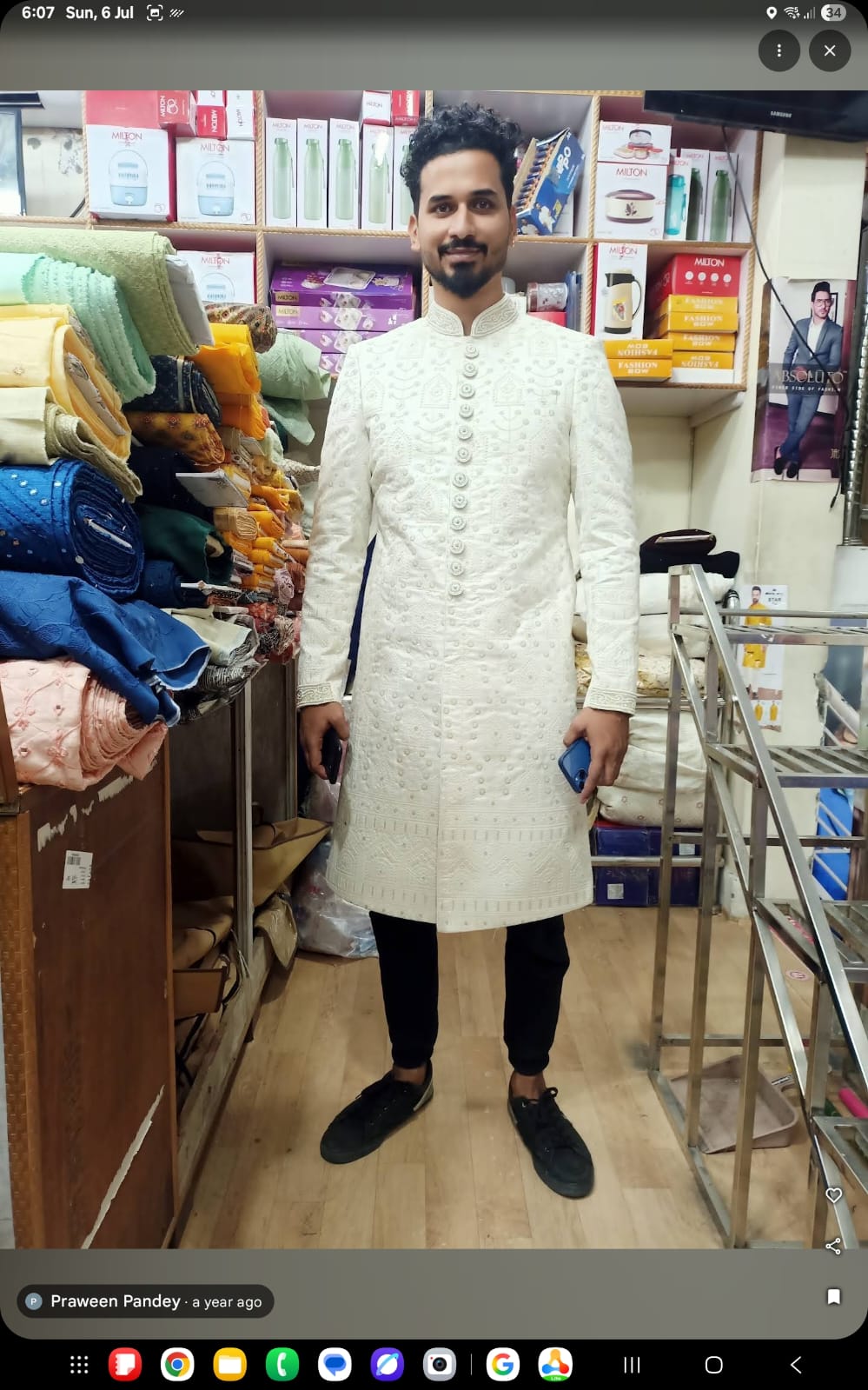 Men's Embroidered Sherwani