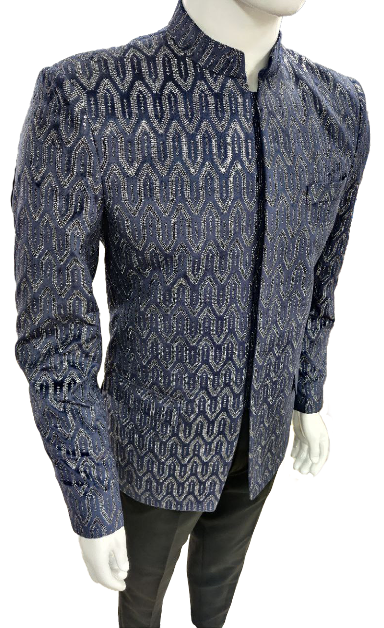 Men's Designer Jacquard Blazer