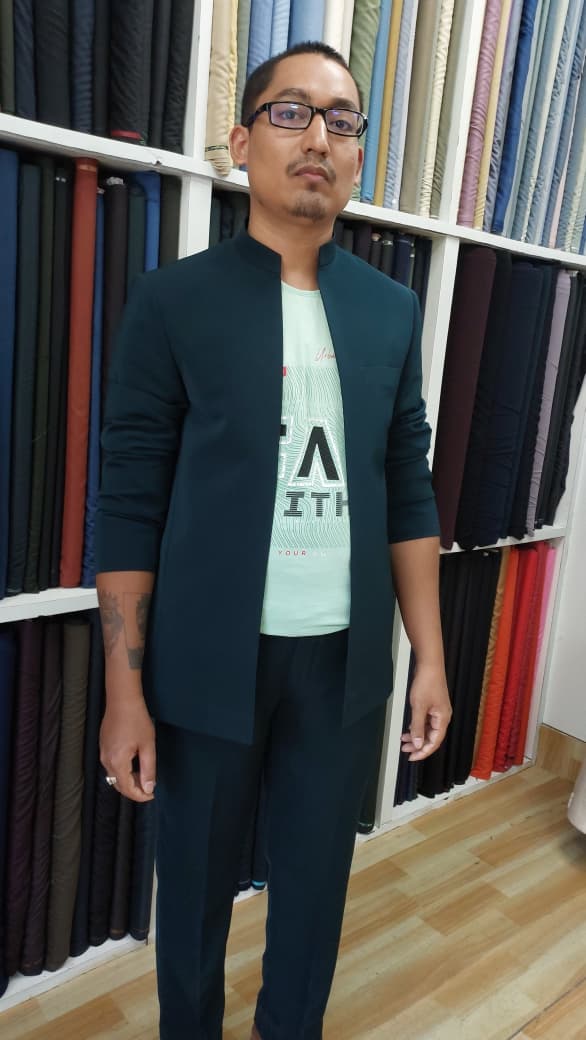 Men's Modern Bandhgala Suit