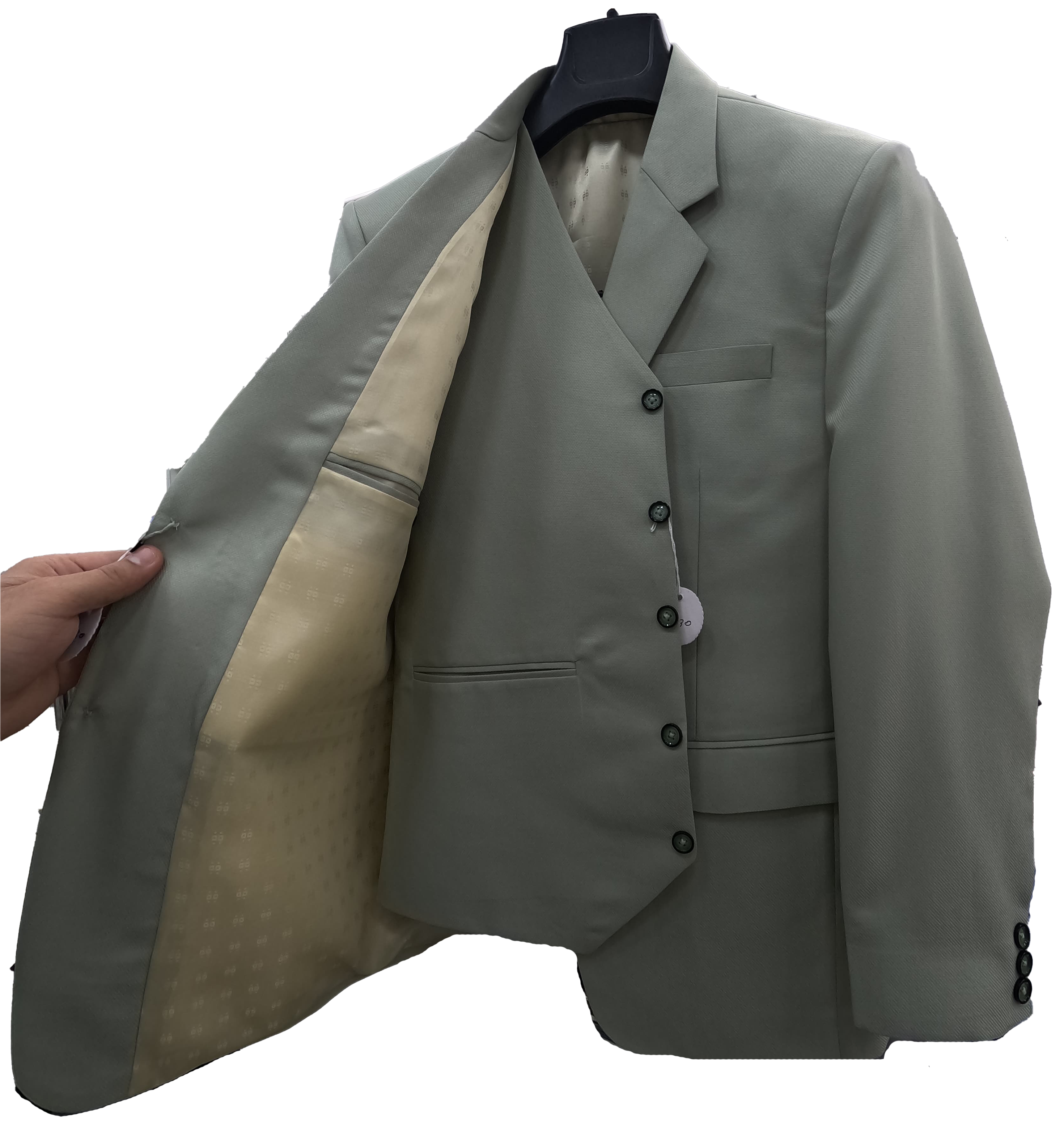 Classic Light Grey Suit Jacket