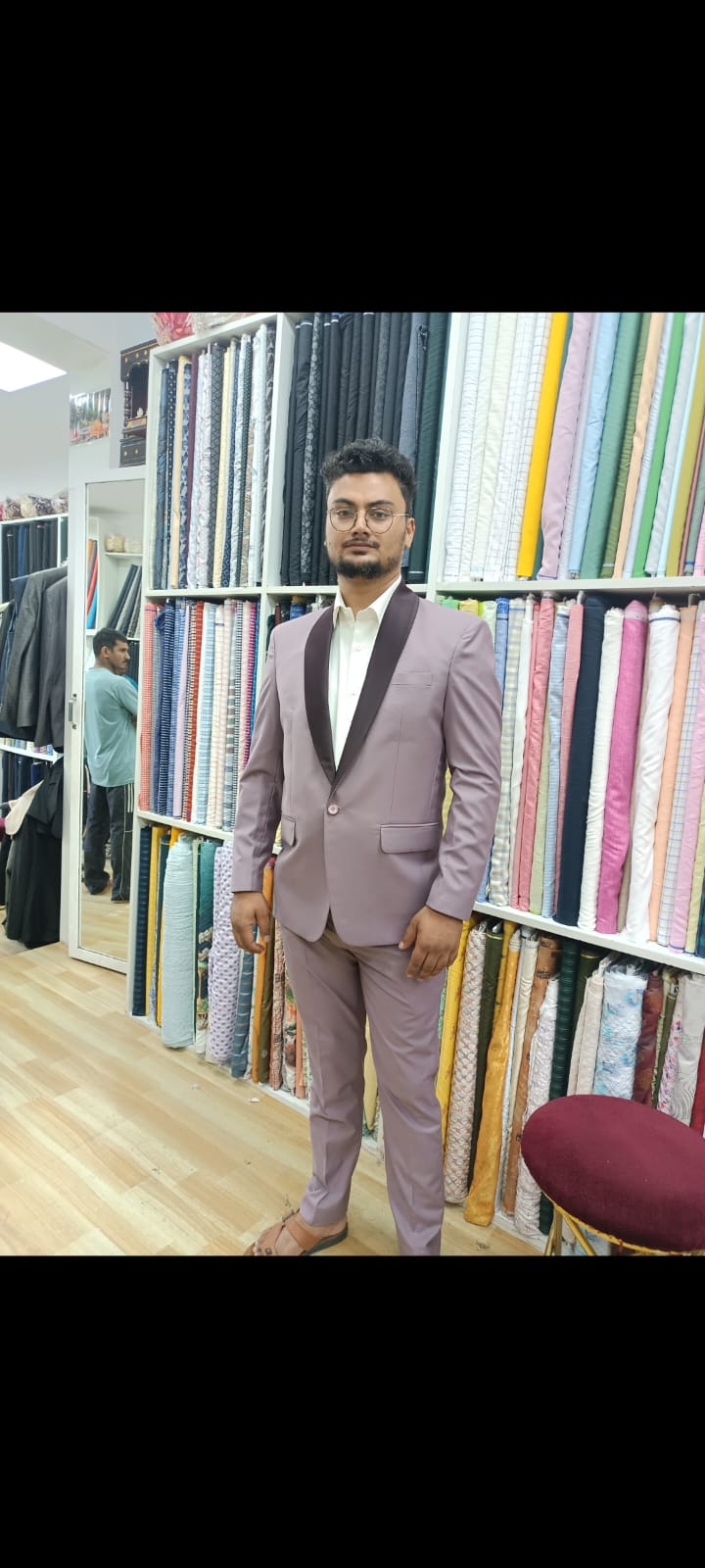 Mauve Two-Piece Suit