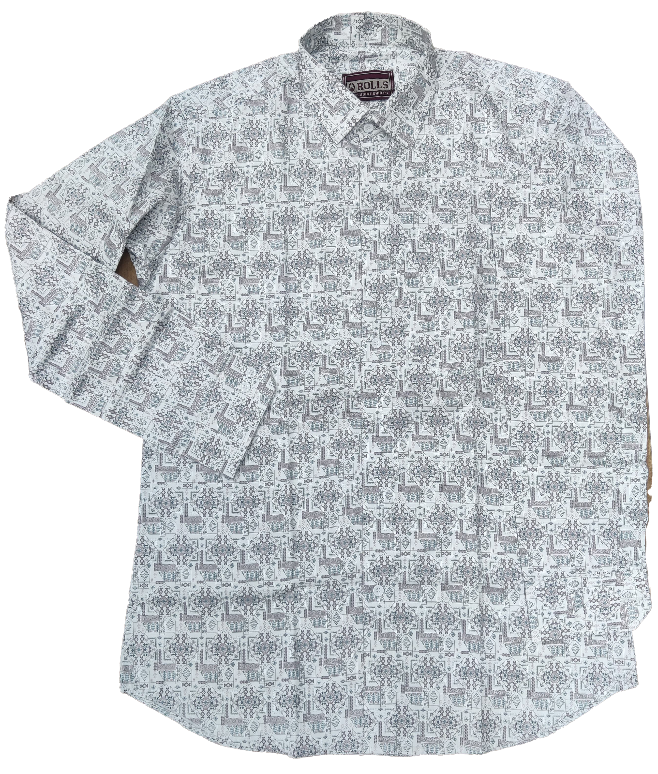 Men's Printed Long Sleeve Shirt