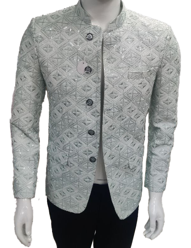 Embroidered Men's Nehru Jacket