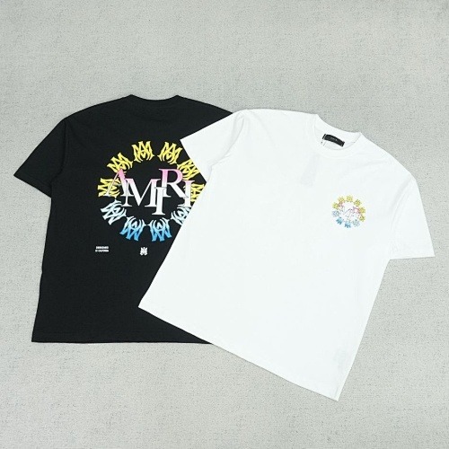 T-shirt med färgstark tryck