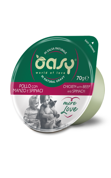 Oasy Chicken with Beef and Spinach Cat Food