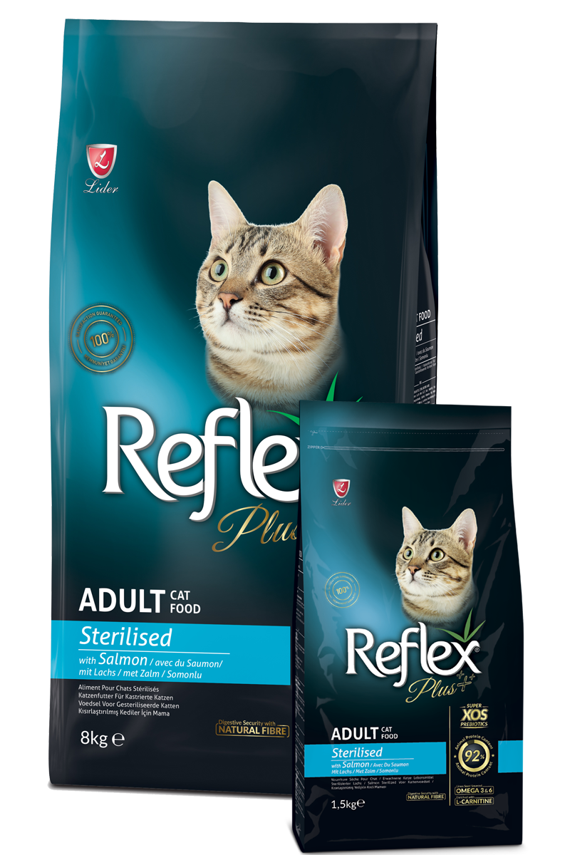 Reflex Plus Adult Cat Food Sterilised with Salmon