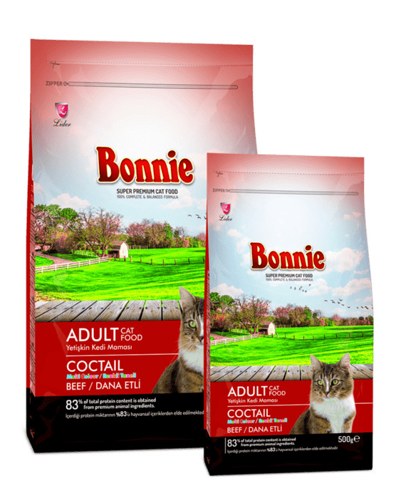 Bonnie Adult Cat Food Beef