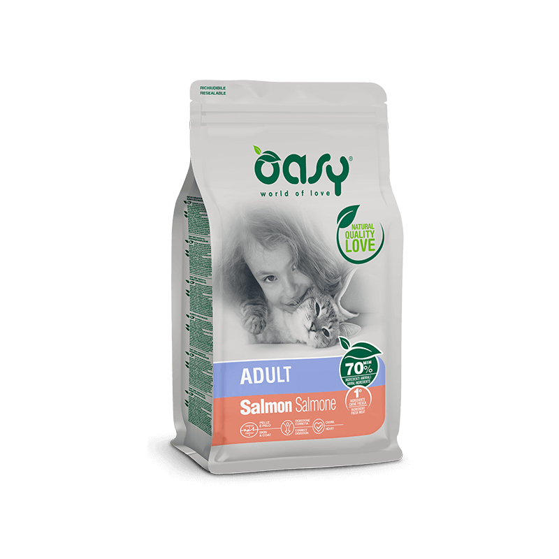Oasy Adult Salmon Cat Food