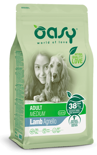 Oasy Adult Medium Lamb Dog Food