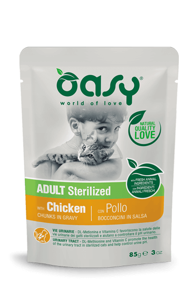 Oasy Adult Sterilized Cat Food with Chicken