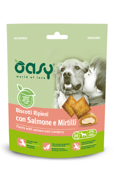 Oasy Biscotti Ripieni with Salmon and Cranberry