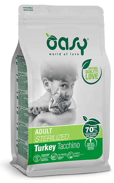 Oasy Adult Sterilized Turkey Cat Food