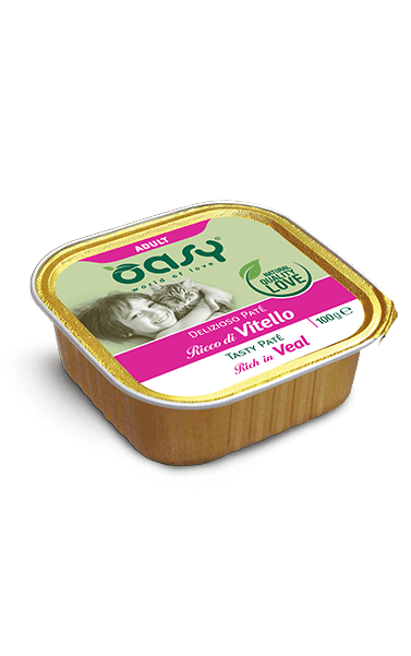 Oasy Rich in Veal Cat Food
