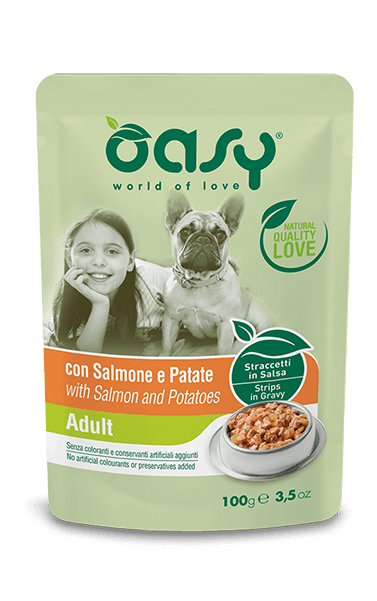 Oasy Adult Dog Food with Salmon and Potatoes