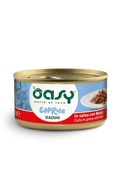 Oasy Caprice Dadini Cuts in Gravy with Beef