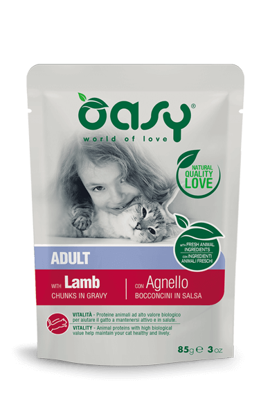 Oasy Adult Cat Food with Lamb