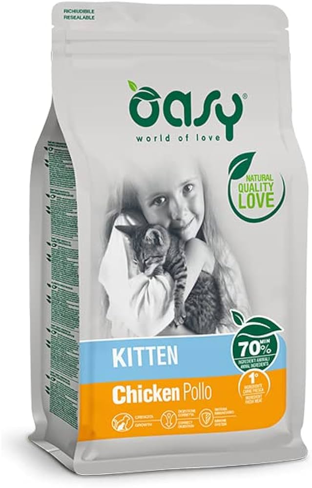 Oasy Kitten Chicken Dry Cat Food
