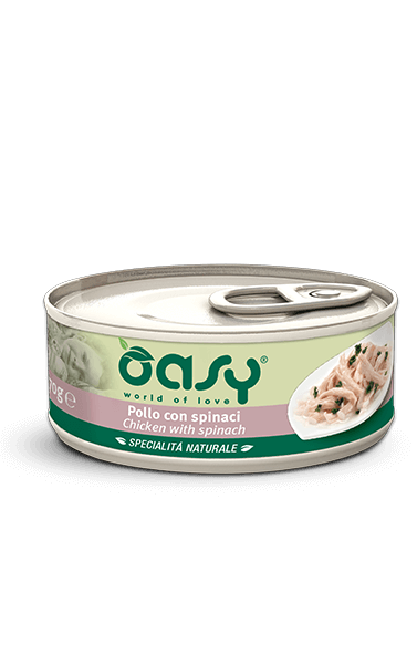 Oasy Chicken with Spinach Cat Food