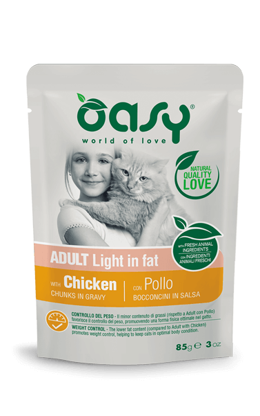 Oasy Adult Light in Fat Cat Food