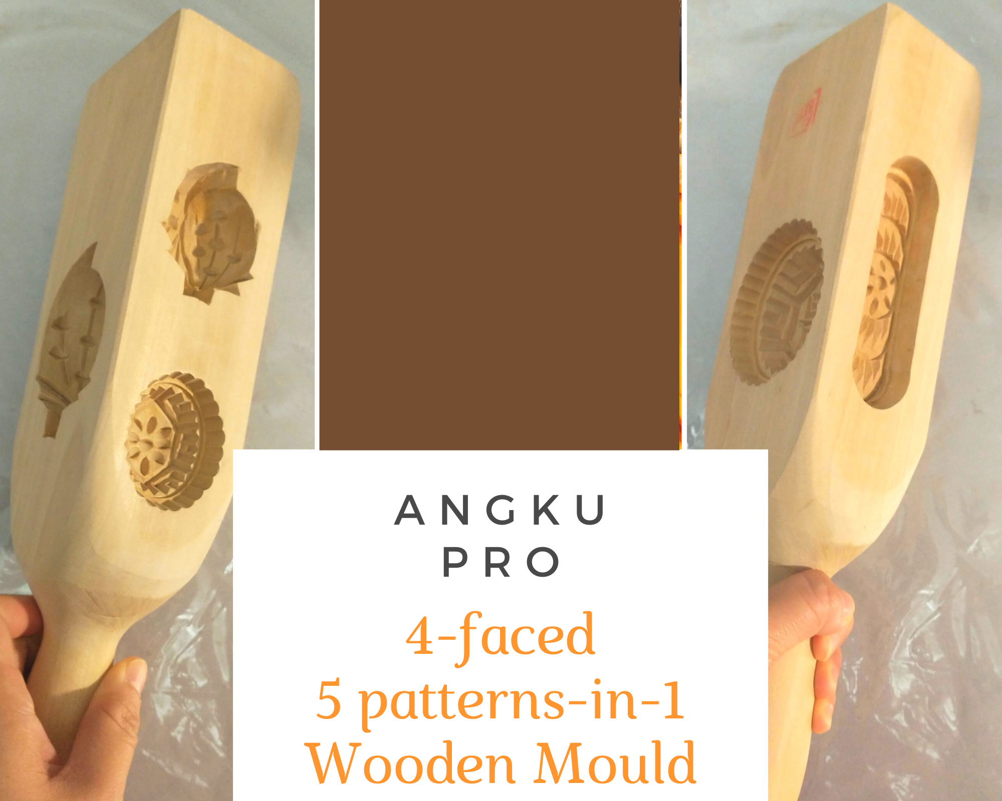 Angku Pro 4-faced Wooden Mould