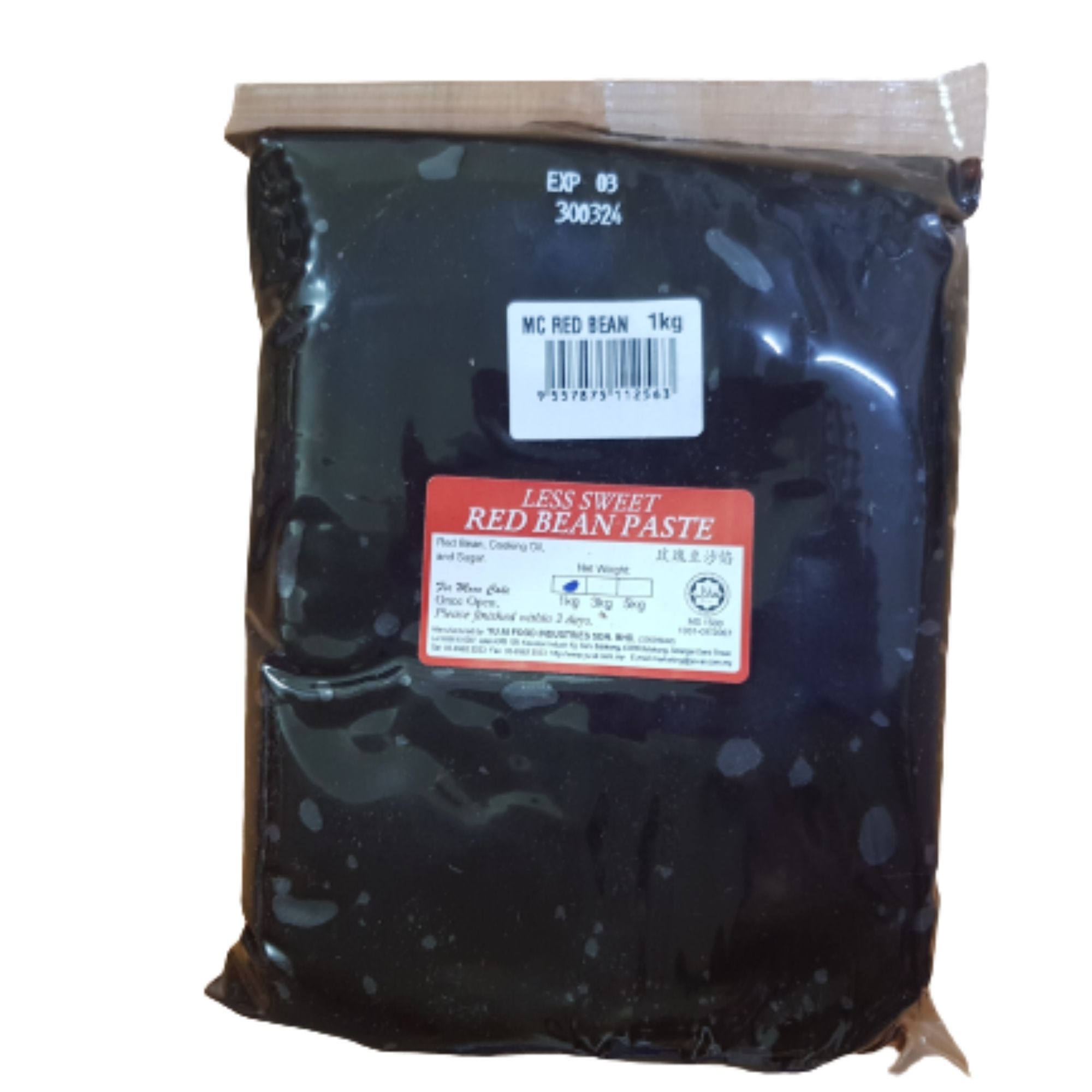 Red Bean Paste  (reduced sugar)