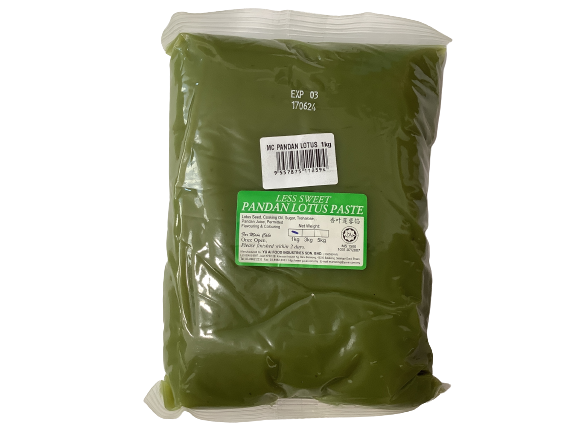 Pandan Lotus Bean Paste (Reduced Sugar)