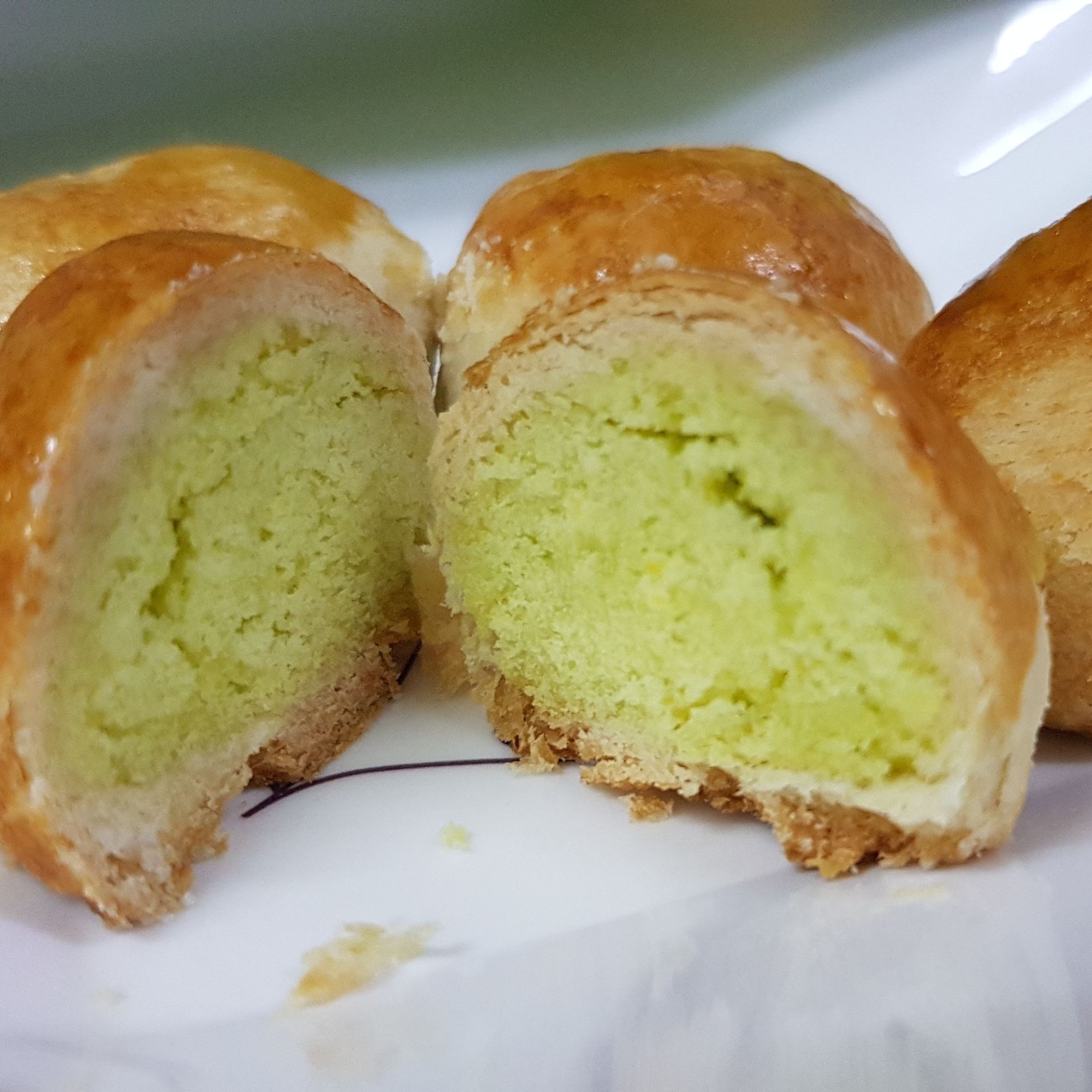 Big Box Pandan Tau Sar Pneah Mungbean Biscuit (Pandan Biskut Tambun)
