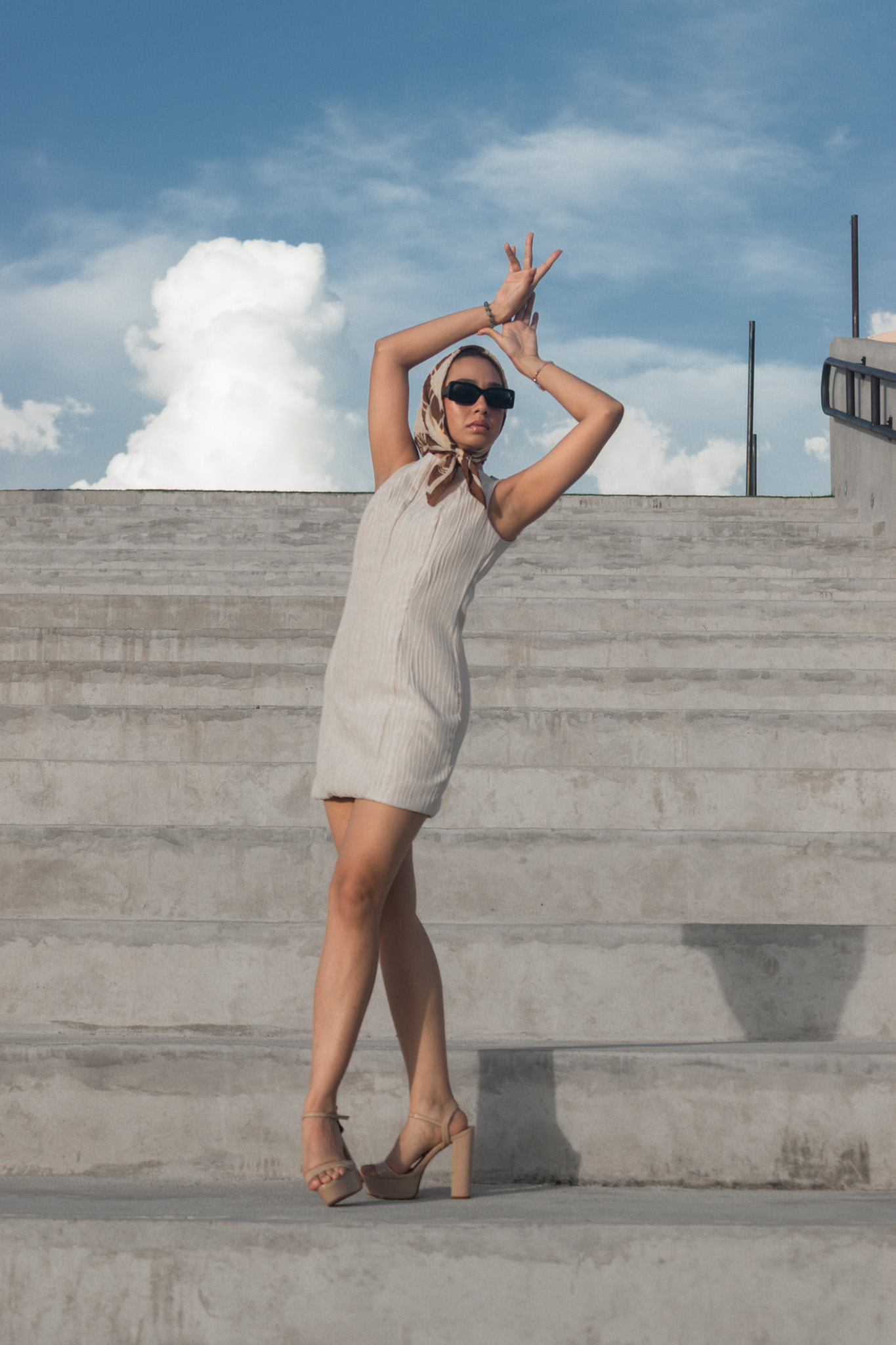 Vestido Montañas con relieve