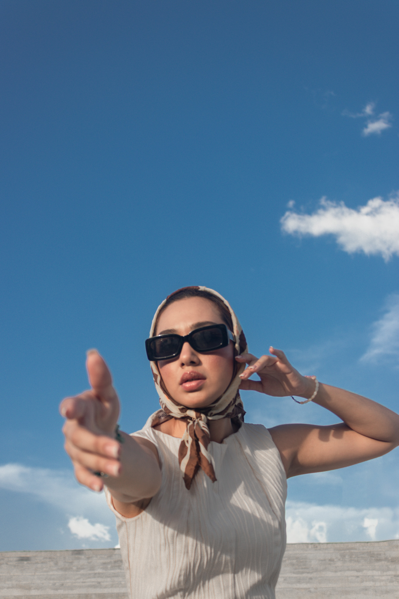 Vestido Montañas con relieve