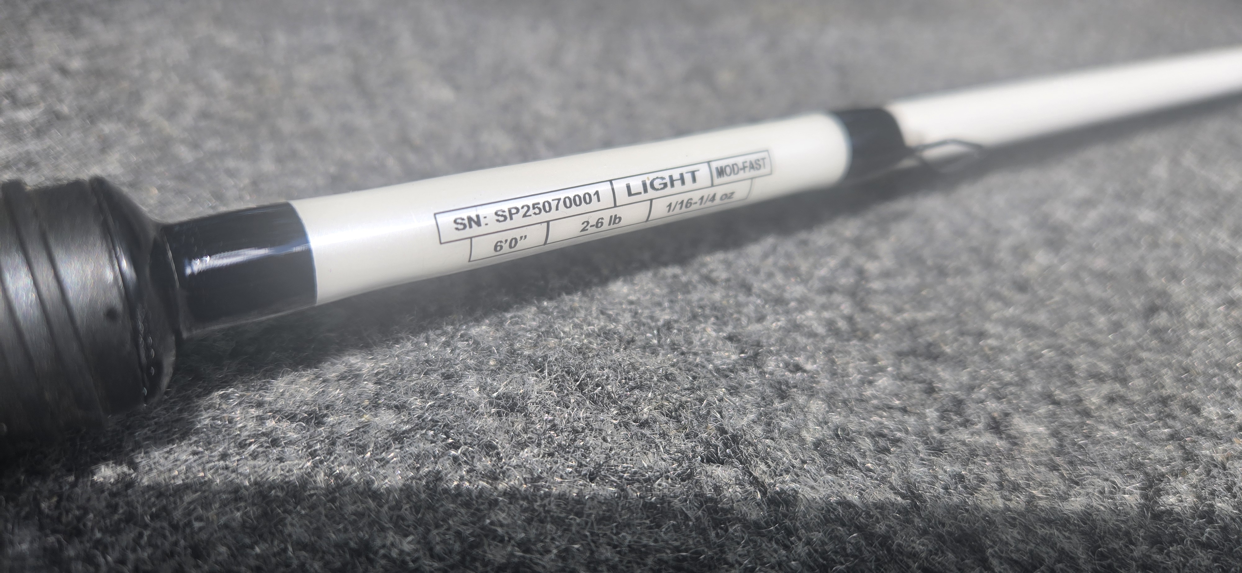 Custom 6’ Panfish Rod – Light Power, Mod-Fast Action (Blemished Model)