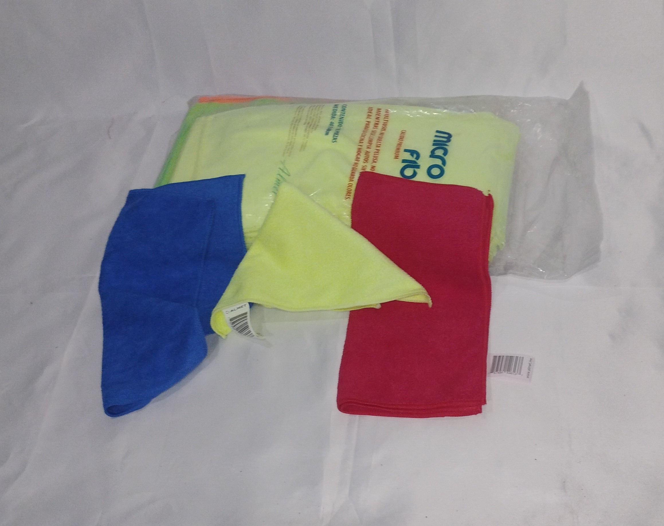 Paquete de paños de microfibra