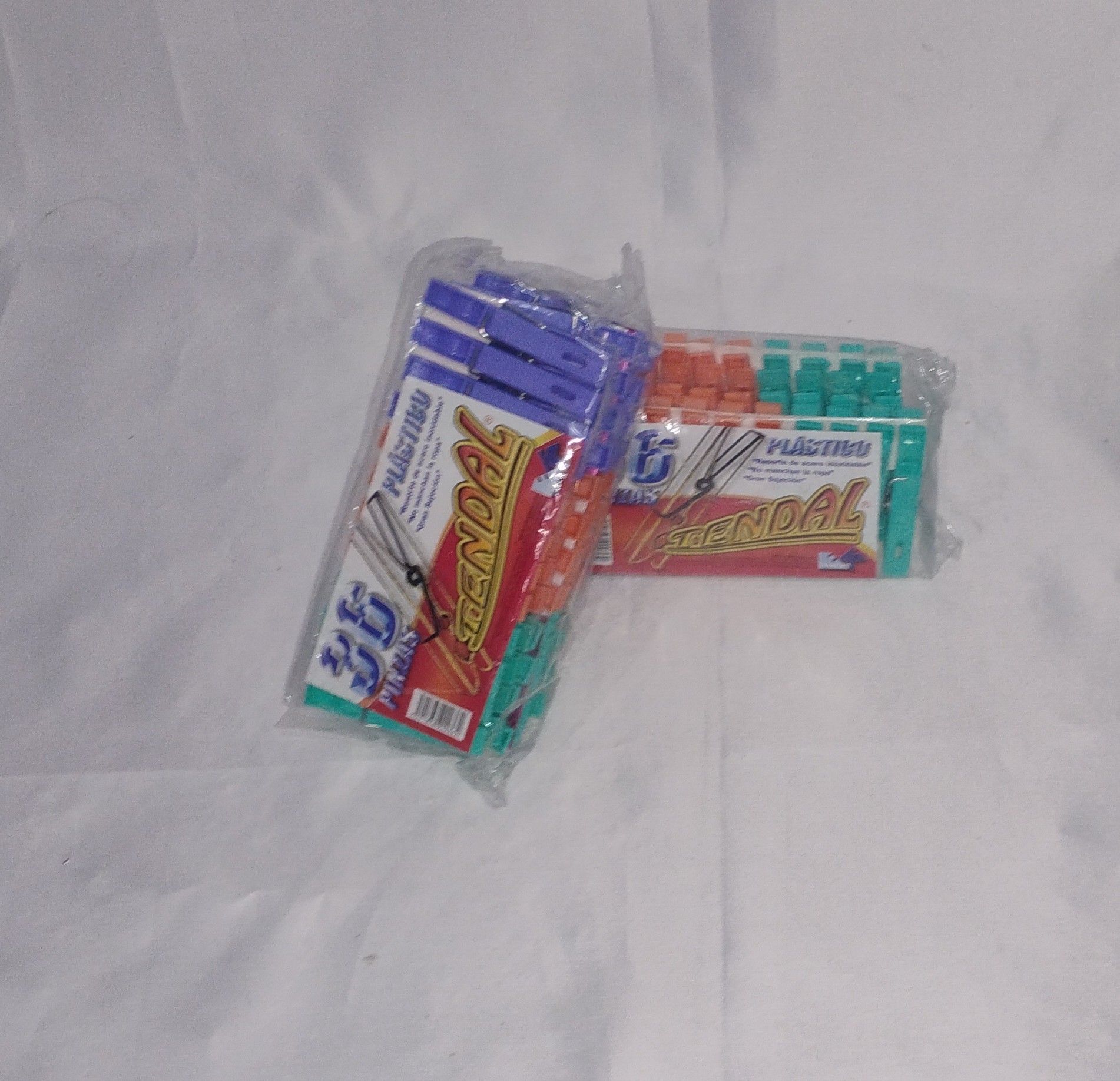 Pinzas plásticas para ropa 