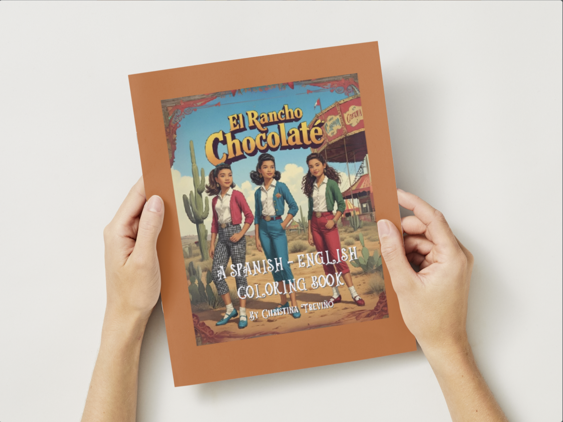 El Rancho Chocolaté Spanish - English Coloring Book