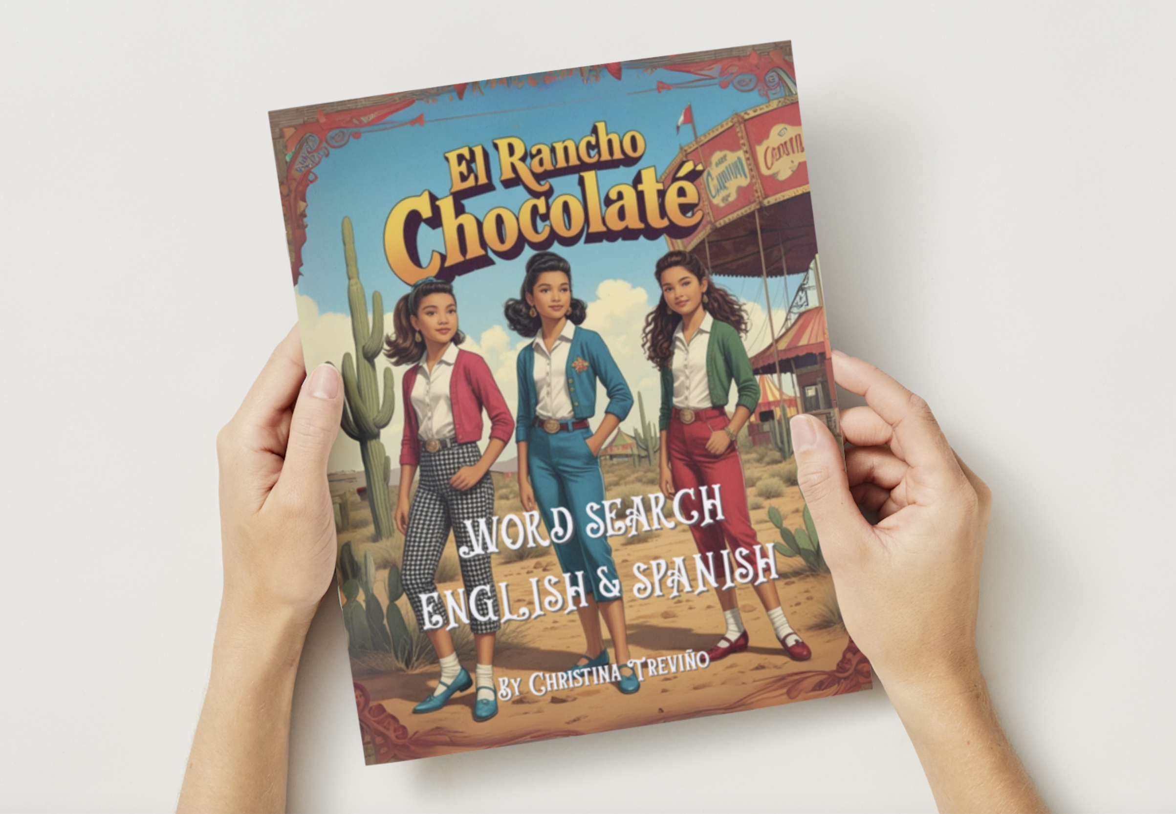 El Rancho Chocolaté Spanish - English Word Search Puzzle