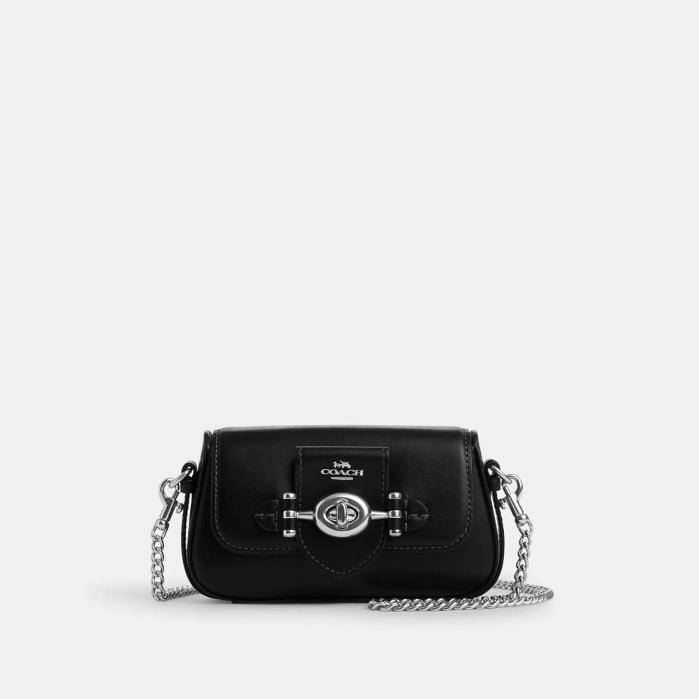 Coach Black Leather Crossbody Bag