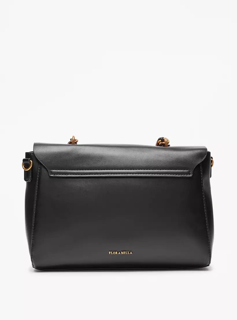 Black Leather Shoulder Bag