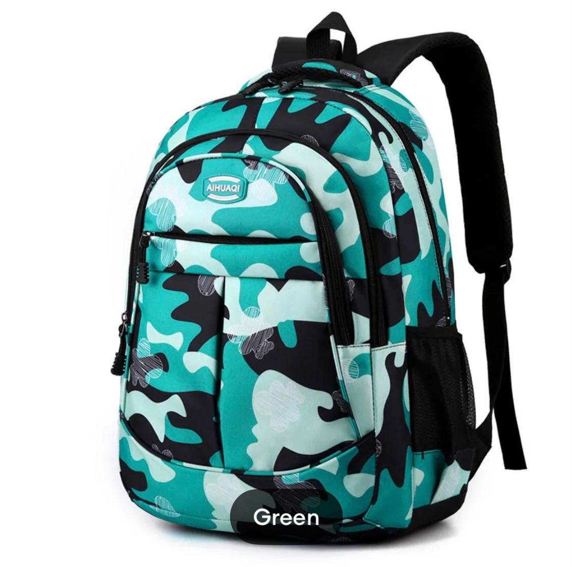 Grey Camouflage Backpack