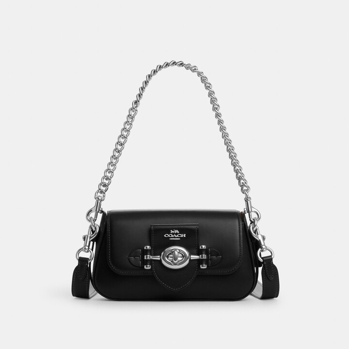 Coach Black Leather Crossbody Bag
