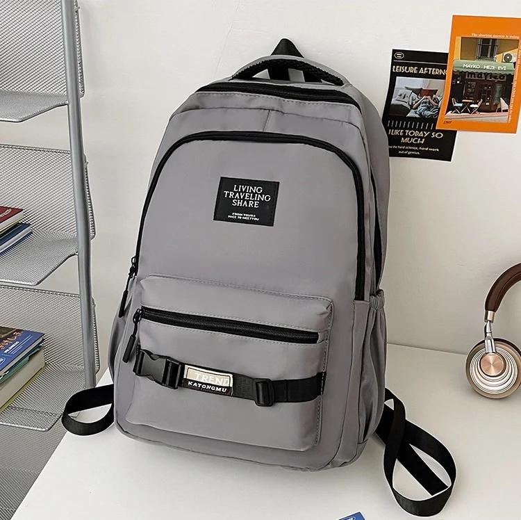 Gray Travel Backpack