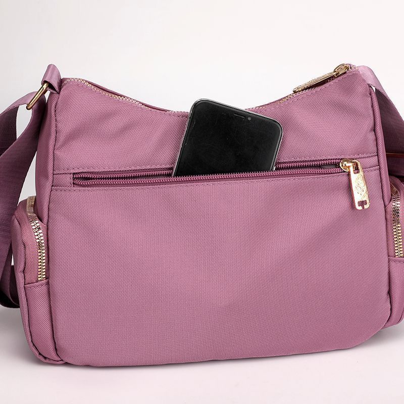 Stylish Pink Crossbody Bag (L)