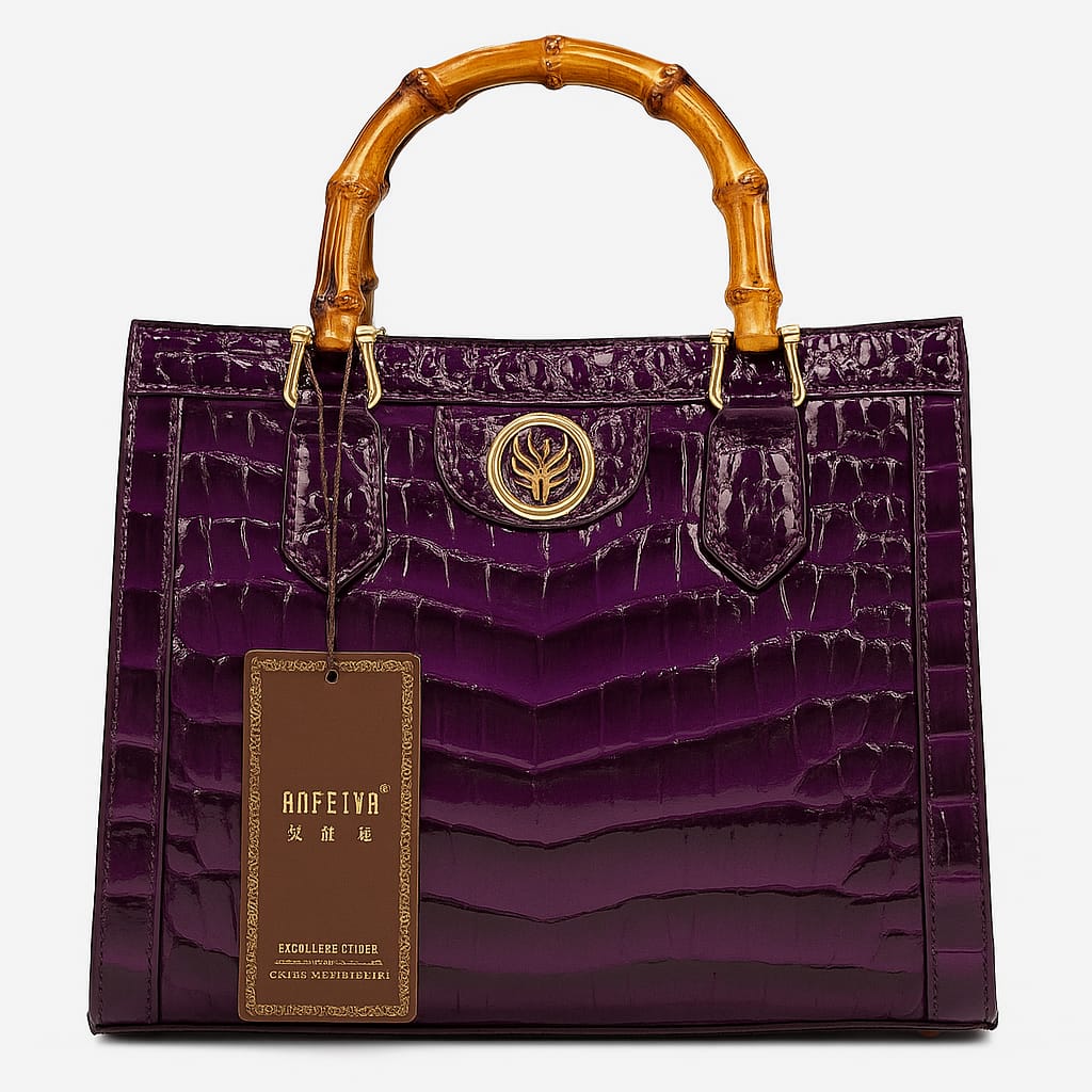 Luxury Bamboo Handle Handbag