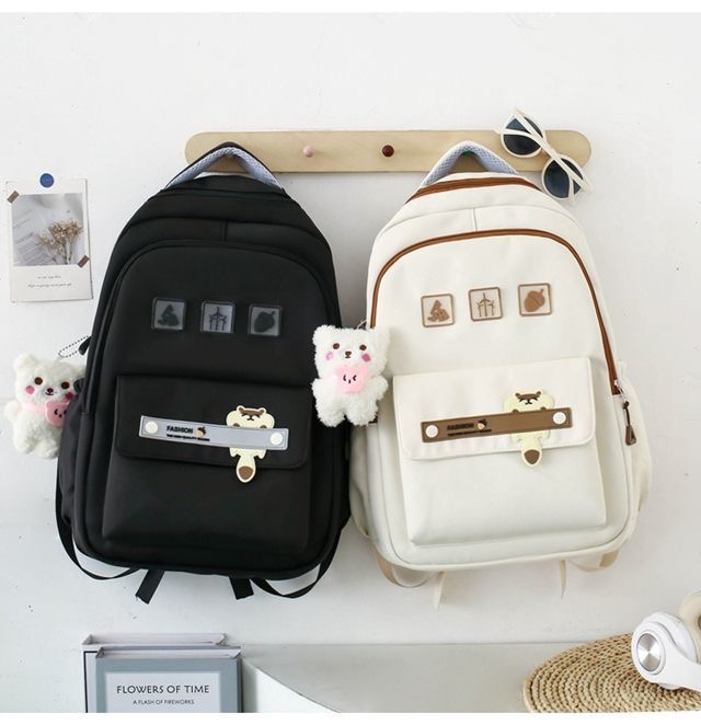Black Trendy Backpack